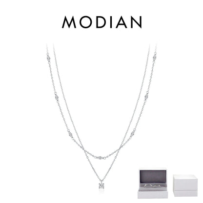 Silver Rhythm Necklace
