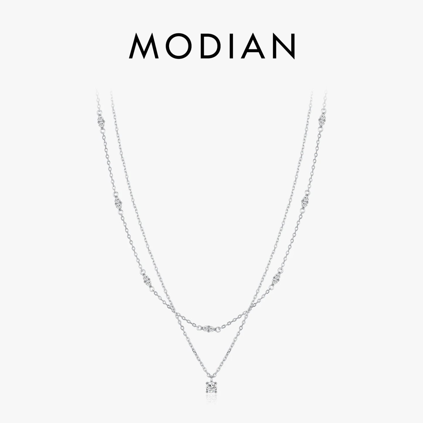 Silver Rhythm Necklace