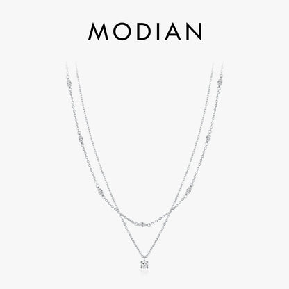 Silver Rhythm Necklace